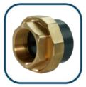 مهره ماسوره یکسربرنجی 1/2*20 استخری (UPVC)