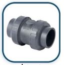 شیر خودکار فنری چسبی 32 استخری (UPVC)